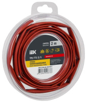 Трубка термоусадочная ТТУ нг-LS 2/1 красн. (уп.2м)  UDR12-002-001-002-K04-T