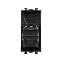 Розетка USB 2.0 1мод. Avanti "Черный матовый" тип А-А модульная  4412401