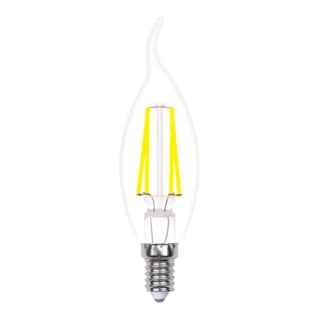 Лампа светодиодная LED-CW35-5W/WW/E14/CL/MB GLM10TR форма "свеча на ветру" прозр. Multibright свет теплый бел. 3000К 100-50-10 упак. картон  UL-00002368