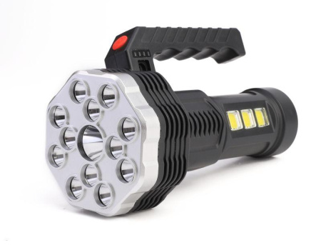 Фонарь аккумуляторный LED51537 4В 16LED 3Вт 4 реж. Micro USB черн. (бокс)  15193