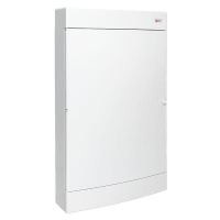 Щит слаботочный навесной Unix 4 габарит IP41 бел. дверь увеличенный PROxima  ux-4m-nw-xl