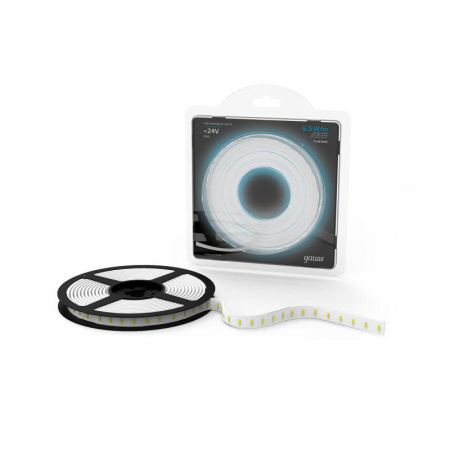 Лента светодиодная Black 2835/120-SMD 6.5Вт/м 5000К холод. бел. IP65 600лм/м 24В (блист.5м)  311000265