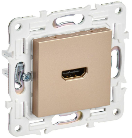 Розетка HDMI SKANDY SK-H01Sa песочн.  SK-H10-K98
