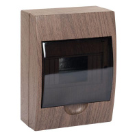 Щит ЩРН-П-6 IP41 темное дерево PROxima  pb40-n-6-dark