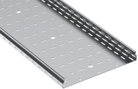 Лоток листовой перфорированный ESCA 7 50х400 L2500 сталь 2.0мм  CLP10-050-400-200-D25