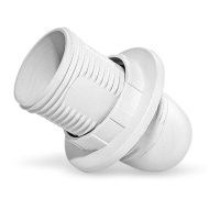 Патрон подвесной E14 с кольцом бел.  TKE-C01-PPL/K-14