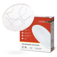 Светильник светодиодный DECO ГЛОРИЯ 48Вт 230В 4000К 4320лм 380х55мм  4690612038636