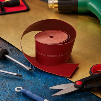 Лента термоус. ТЛ-0.8 50мм 5м с клеевым слоем красн.  48-9014