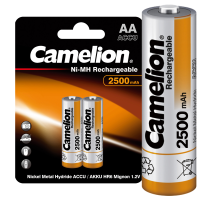 Аккумулятор AA/R6 2500мА.ч NI-MN BP-2 металлик (блист.2шт)  6107