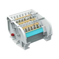 Блок распределительный 4p 5х7мм на DIN-рейку  BD16084