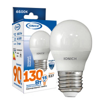 Лампа светодиодная G45 15Вт 6500К Е27 1350лм 230В шар  1636