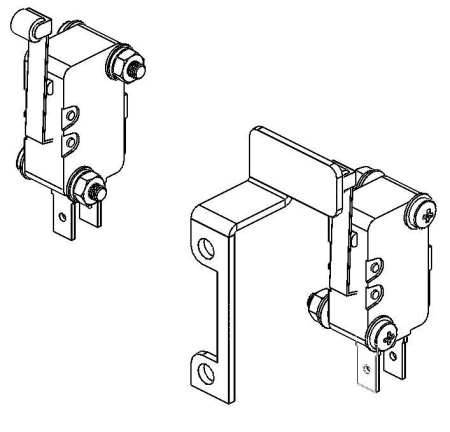 Микропереключатель концевой  R5M2WMS