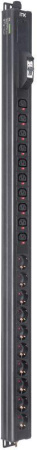 Блок распределения питания BASE PDU PV1111 25U 1ф 16А 10SCHUKO 10C13 2.6м SCHUKO  BS-PV12-10D-10C13-11