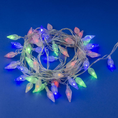 Гирлянда LED "Шишки-1" ULD-S0500-050/DTA MULTI IP20 PINE CONES-1 5м 50 диодов разноцвет. свет провод прозр.  UL-00007194