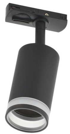 Светильник 4116 декоративный трековый поворотный GU10 черн.  LT-USB0-4116-GU10-1-K02