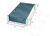Короб ККБ-3ПО-0.2/0.5-2(2.0мм)гор.цинк  605 502026 49