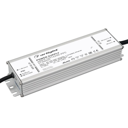 Блок питания ARPV-UH12240-PFC 12В 20.0А 240Вт IP67 металл  024271(1)