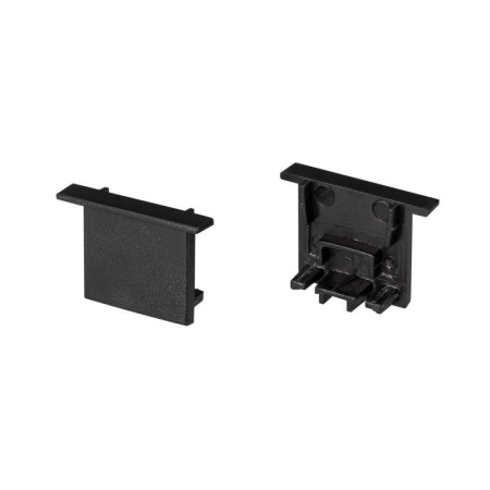 Заглушка SL-COMFORT-1716-F BLACK глухая пластик  031774