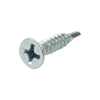 Саморез оконный сверло 3.9х19 бел. цинк (уп.500шт)  KR-01-3722-0010
