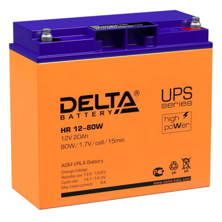 Аккумулятор UPS 12В 20А.ч  HR 12-80 W