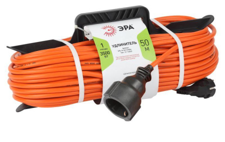 Удлинитель-шнур на рамке 1х50м с заземл. 16А IP20 UFx-1e-3х1.5-50m ПВС 3х1.5  Б0046814