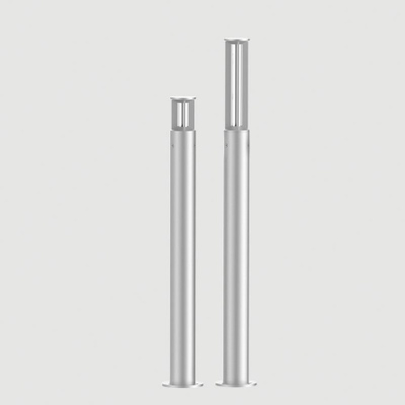 Столбик SLICE LED 1000 80х80 12Вт 4000К анодир. графит  10_JP_07_17/27/4/CI65/10kV