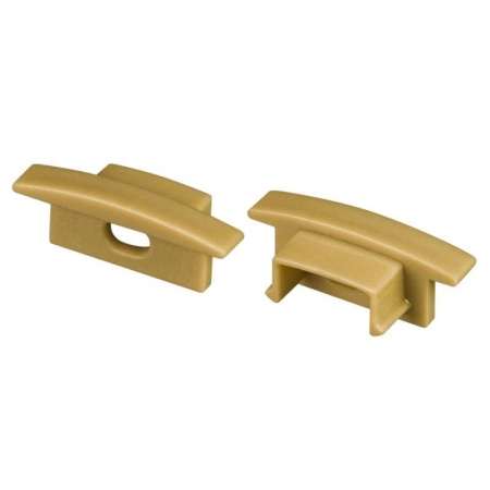 Заглушка LINE-2308-F GOLD с отверстием пластик  039999