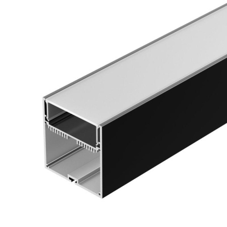 Профиль с экраном SL-LINE-7477-2500 BLACK+OPAL алюм.  027991