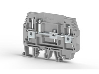 Клеммник измерительный с 1-м тест.разъемом 6кв.мм сер. WGO1  370591