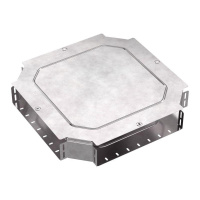 Ответвитель Х-образный с крышкой Стандарт 400х100  PR16.0642