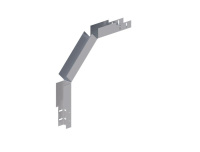 Лоток монтажный угловой 90град. вниз 50х50 1.5мм ЛУ90Н.50.50.454.1.5.1 СОЭМИ Н0121330341