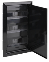 Щиток СП Тусо 36мод. с метал. двер. 580х325х103мм черн.  68136МЧ