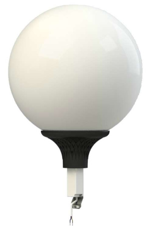 Светильник светодиодный SFERA LED 40 2700К венчающий черн. СТ 1647000010