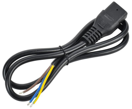 Кабель электропитания PDU 3х1.5 1М C19-б/р  PC-C19-1M