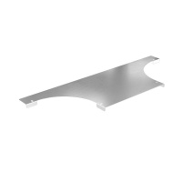 Крышка на ответвитель универсальный с основанием 300 1.5мм алюм. в комплекте с крепеж. эл. для монтажа  AKSFM300K