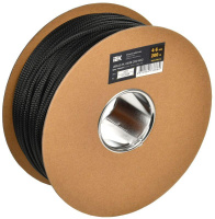 Оплетка кабельная 4-6мм полиэстер (уп.200м) черн.  UBS10-PL-0406-200-K02