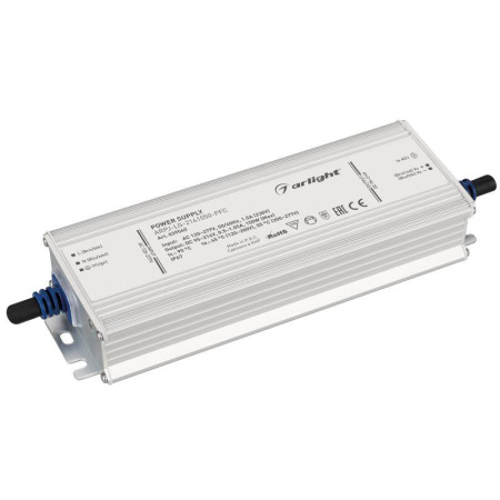 Блок питания ARPJ-LG-2141050-PFC (150Вт 95-214В 0.5-1.05А) IP67 металл  039540