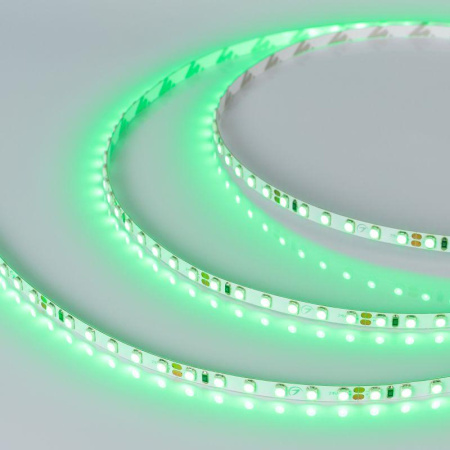 Лента светодиодная RT-A120-5mm 24V Green 9.6Вт/м IP20 2835 узкая (уп.5м)  015663(2)