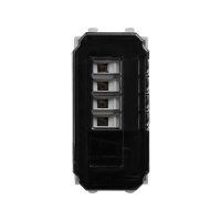 Датчик движения модульный 1мод. Avanti "Закаленная сталь"  4404141