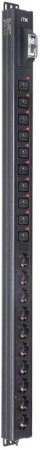 Блок распределения питания BASE PDU PV1101 24U 1ф 16А 10SCHUKO 10C19 без каб.  BS-PV70-10D-10C19-11