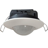 Датчик движения и освещенности IP20 для скрытого монтажа  DA2-SEN8-F