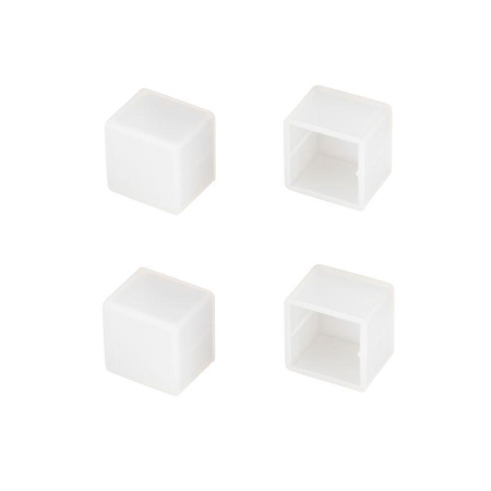 Заглушка WPH-FLEX-1616 WHITE глухая пластик  040864