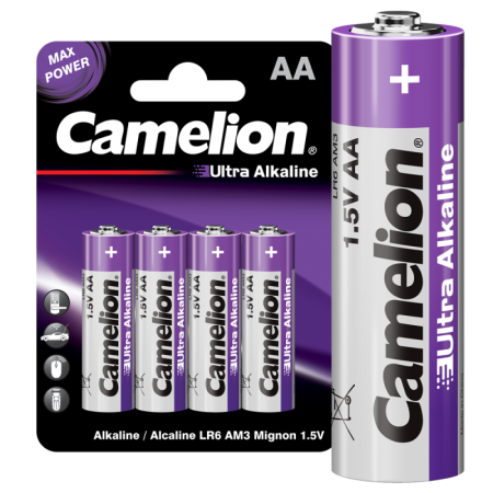 Элемент питания алкалиновый AA/LR6 1.5В Ultra BL-4 (уп.4шт)  14984