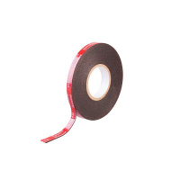 Лента клейкая двухсторонняя на VHB акриловой основе 12ммх5м черн.  09-6047