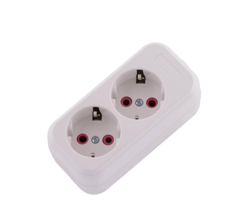 Колодка удлинителя 2-м с заземл. 16А IP20 Lila  720-0200-201