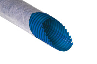 Труба гофрированная одностенная ПНД дренажная d110мм с фильтром зел. (уп.50м)  Т1-ДР0-110Ф(50)