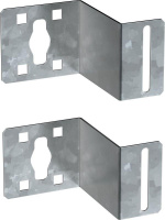 Кронштейн прямой для крепления блоков розеток 0U (уп.2шт) by ZPAS РФ  ZP-SBB-I-R