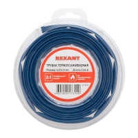 Трубка термоусаживаемая 4.0/2.0мм синяя. ролик 2.44м  29-0015