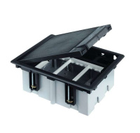 Лючок 3 S-мод.  Connect глуб. 90-120мм посадка 170х210мм сер. SF310-1