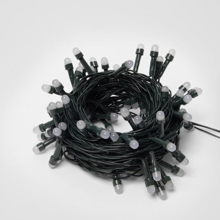 Гирлянда светодиодная ULD-S0800-100/DGA MULTI IP20 PEARLS с контроллером «Жемчужины» 8м разноцвет. свет провод зел.  UL-00005473